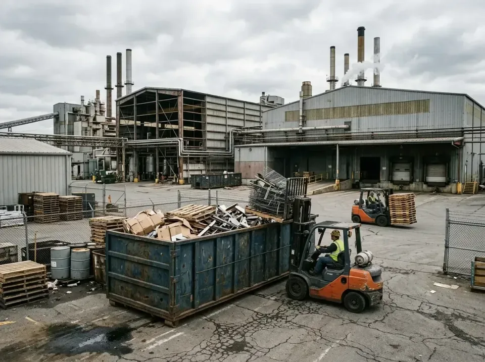 industrial-factory-scrap-conta-003 — frequently asked questions, Cheap Roll-off Dumpster Rentals in East Niles, CA
